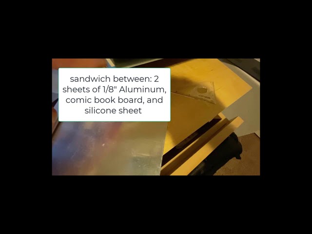 Basic pressing of a modern comic book