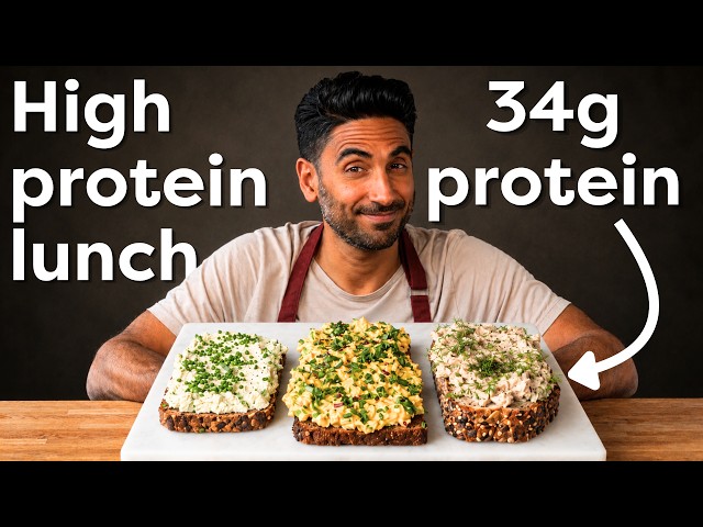 3 quick high-protein lunches for better energy and gut health