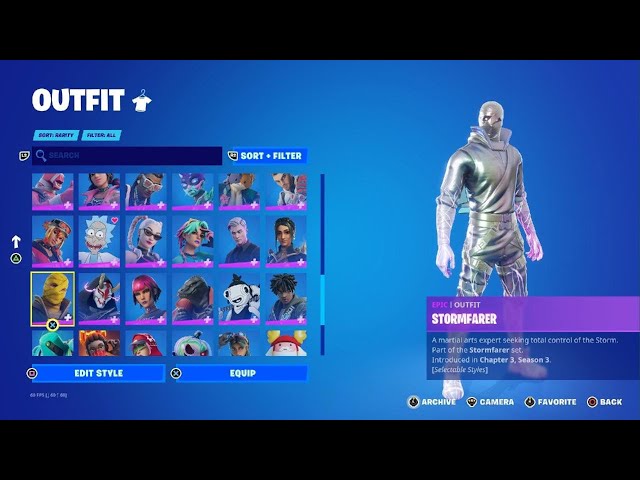 Fortnite my locker showcase