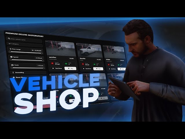 [ESX/QB] FIVEM VEHICLE SHOP SCRIPT | SHOWCASE