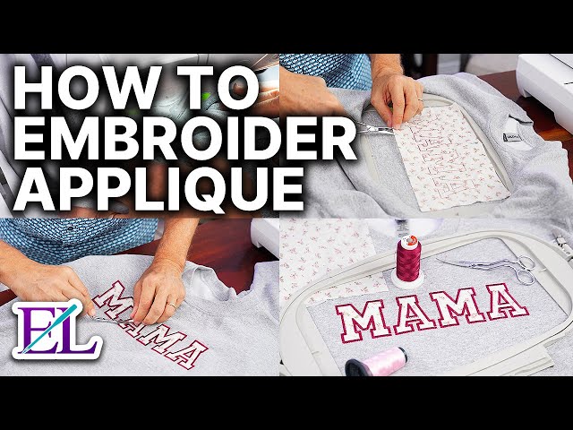 How to Applique with Embroidery Machine EASY! Machine Embroidery for Beginners