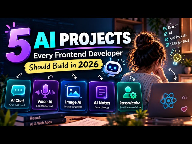 5 AI Projects Every Frontend Developer Should Build in 2026 🤖 | #DevInRealLife