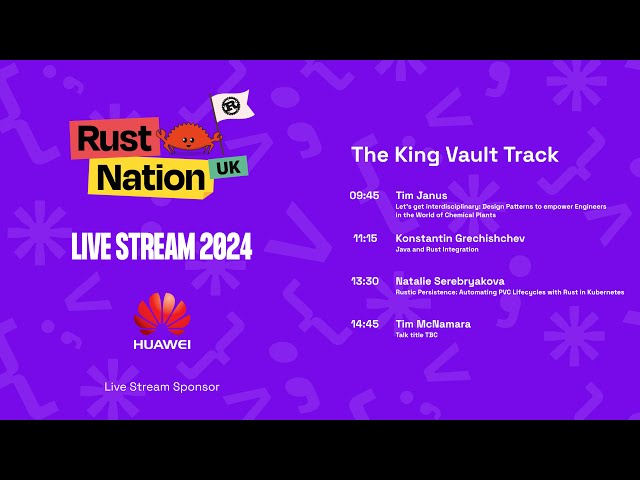 Rust Nation UK - Track 3 - Day 2