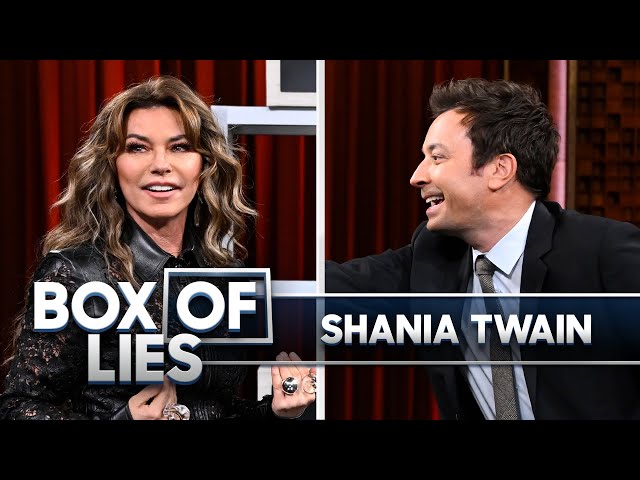 Box of Lies with Shania Twain | The Tonight Show Starring Jimmy Fallon