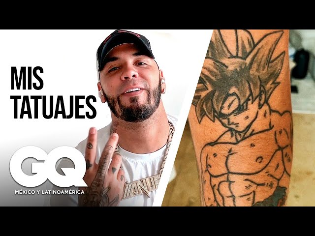 Anuel AA nos explica el significado de sus tatuajes | Tattoo Tour | GQ México y Latinoamérica