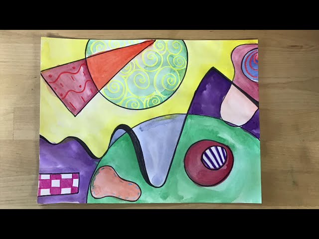 Kids Art Lesson - Wassily Kandinsky Abstract Art