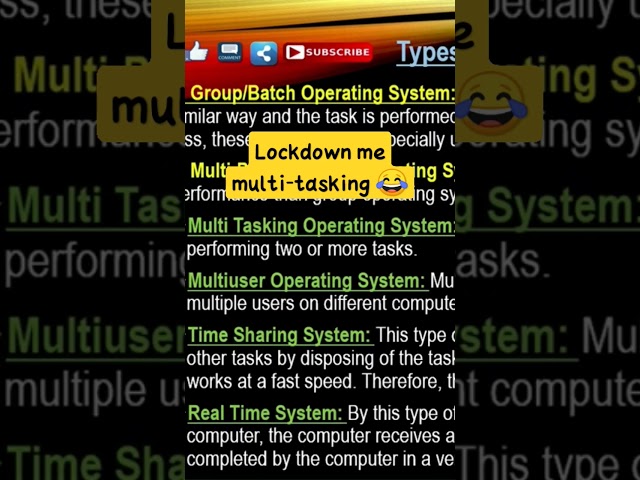 Lockdown me Multi-tasking๐