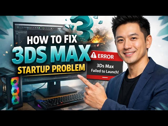 How to FIX 3DS MAX STARTUP PROBLEM (Step by Step)