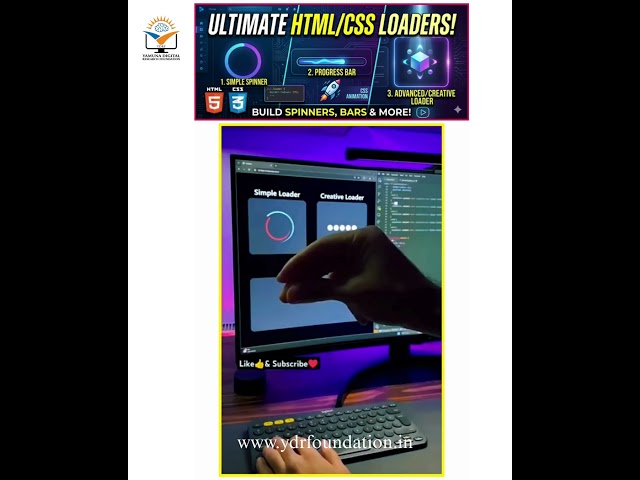 Make Your Websites More Engaging with HTML & CSS Loaders!