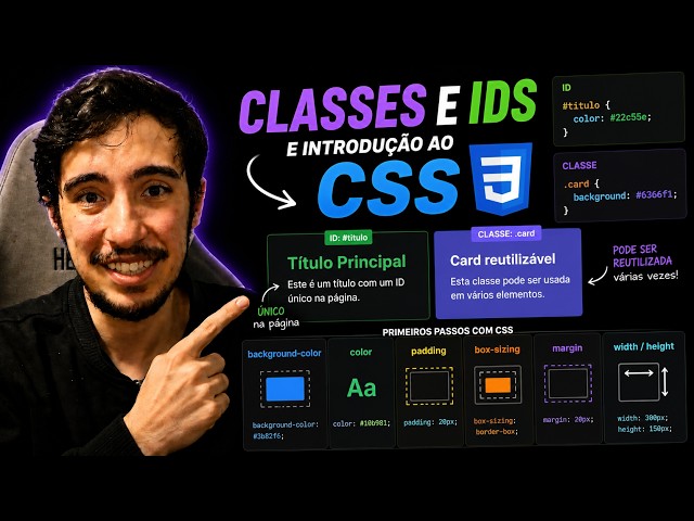 Qual a diferença entre classes e IDs - HTML + CSS