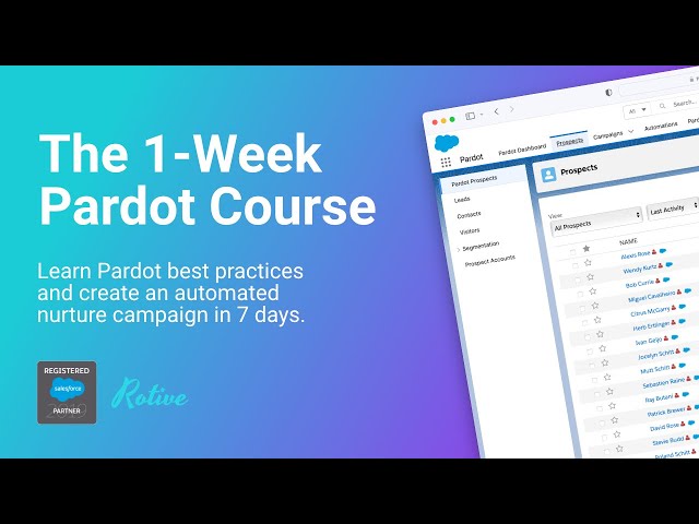 The Pardot Course for Beginners (Trailer)