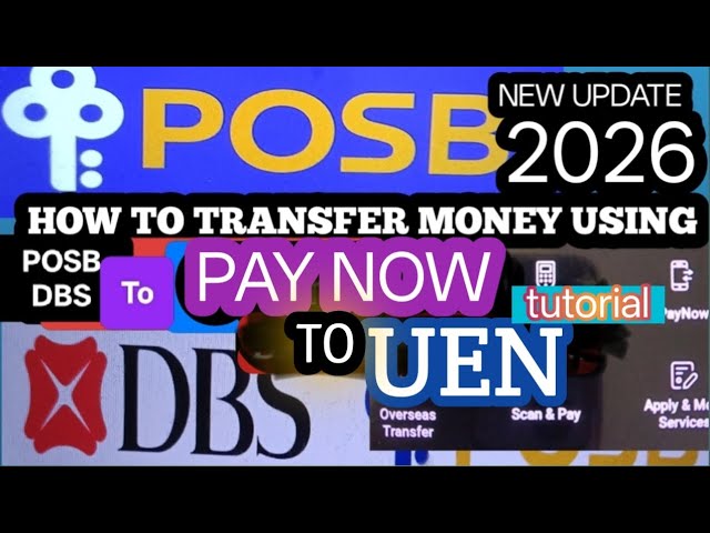  HOW TO TRANSFER MONEY USING PAY NOW TO UEN POSB/DBS BANK  #tutorial 
