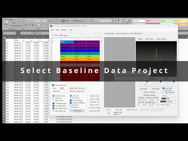 XYZ Mesh v10.2 Feature Preview  - Baseline Deviations