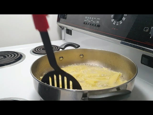 How to clean the stove + make home made Fish and Chips