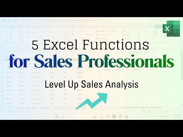 5 Excel Functions for Sales Professionals