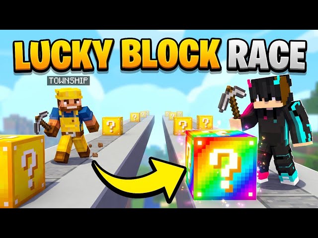 Lucky Block Race With Friends #minecraft #luckyblock 