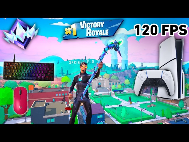 Fortnite Unreal Ranked Reload On PS5 | Keyboard & Mouse Gameplay | 120 FPS | 4K