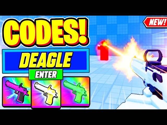 ⚠️New⚠️ ALL WORKING CODES For Deagle Arena 2026 - Roblox Deagle Arena Codes 2026