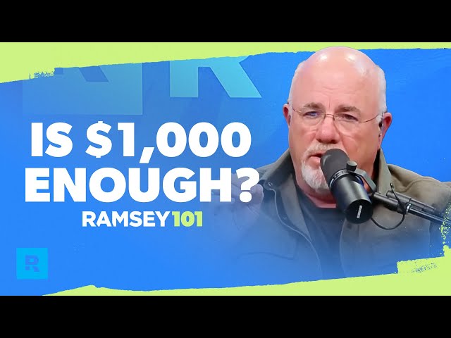 Dave Ramsey Responds To $1,000 Emergency Fund Not Being Enough