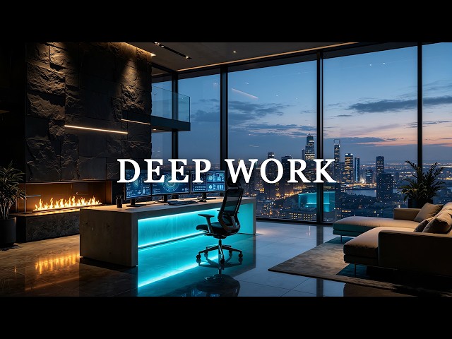 Urban Deep Work ⚡ Productivity Music for Coding, Work & Creative Focus