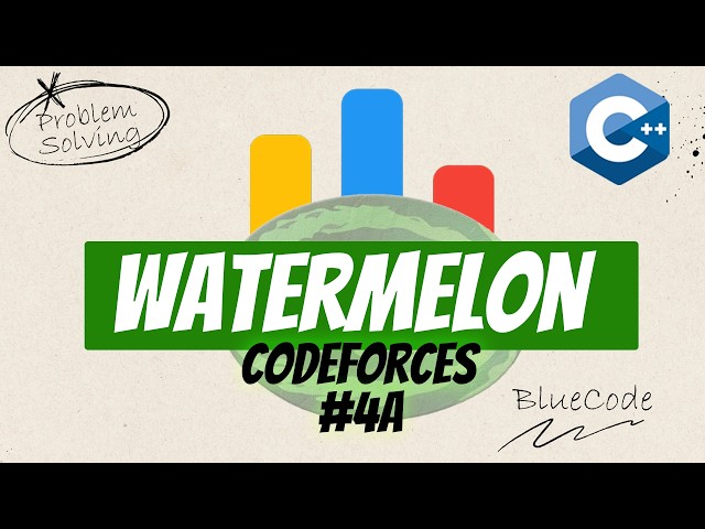 Watermelon Codeforces Solution in C++ | Problem Solving for Beginners