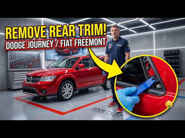 Dodge Journey / Fiat Freemont: Rear Quarter Panel Interior Trim Removal Guide
