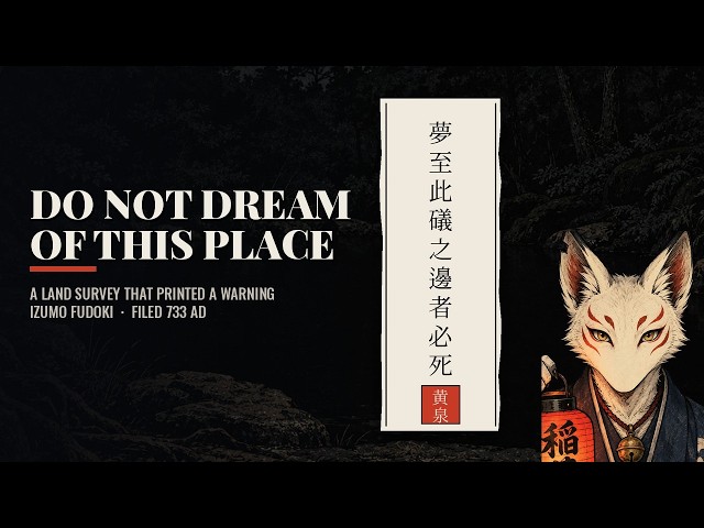 A Japanese Government Report Says: Dream of This Place and You Die