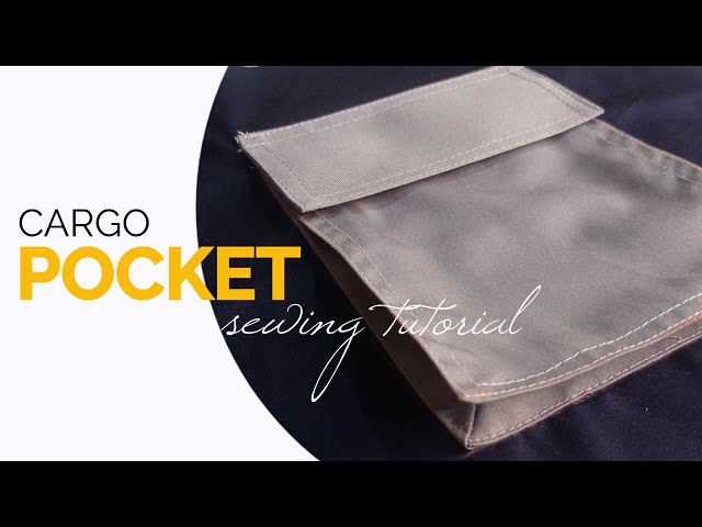 Cargo Pocket Sewing Tips and Tricks || Sewing tutorial || How to sew