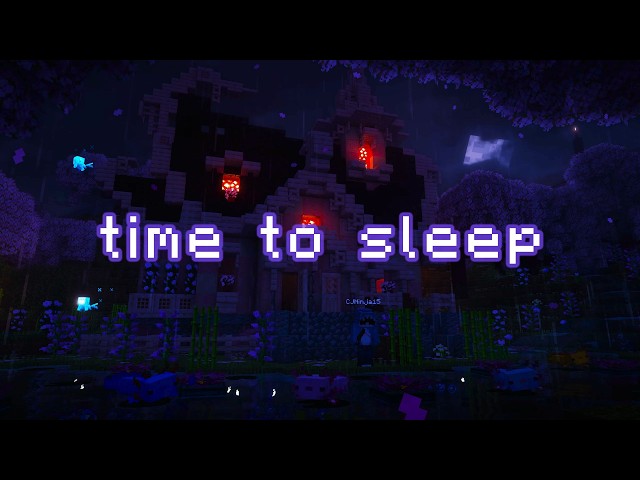 finish your day in peace... (minecraft music & soft rain)