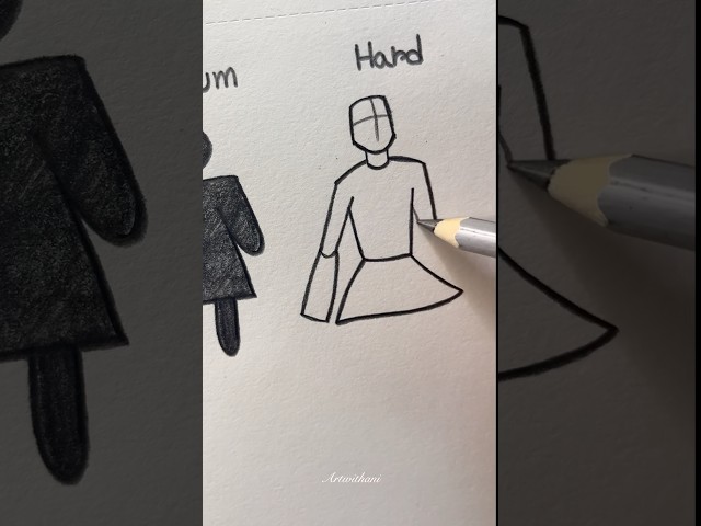 Draw Stickman Body Easy to Hard #art #drawing #stickman #howtodraw #tutorial #fyp