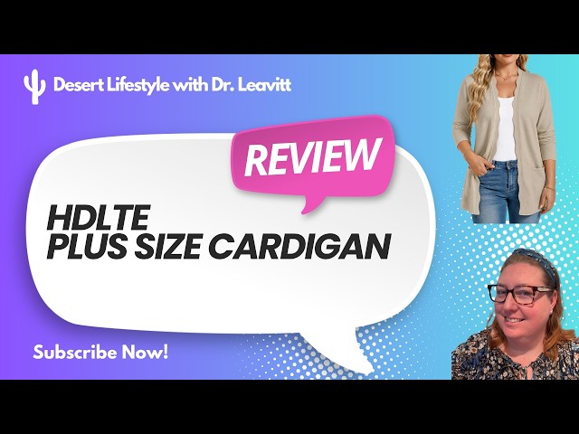 Product Review: Cozy cardigan with cute detail!