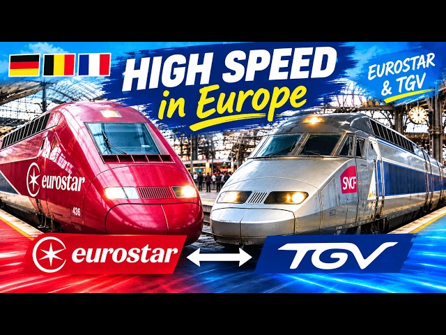 🇫🇷 Visit France! PARIS & BRITTANY by EUROSTAR (THALYS) & TGV ATLANTIQUE 🚄 🇩🇪🇧🇪🇫🇷