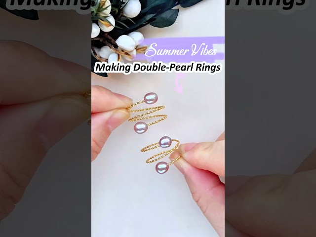 These natural-color keshi pearls? Truly a little treasure. 🌈