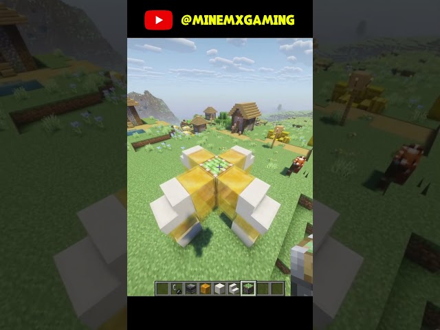 Working Rocket in minecraft 😱 #minecraft #shorts