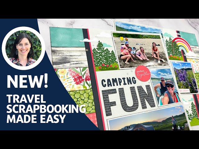 Not Your Typical Camping Scrapbook Layout