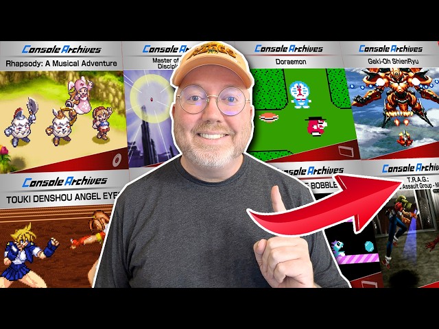 20 New Games on Console Archives... PS1, NES, and More