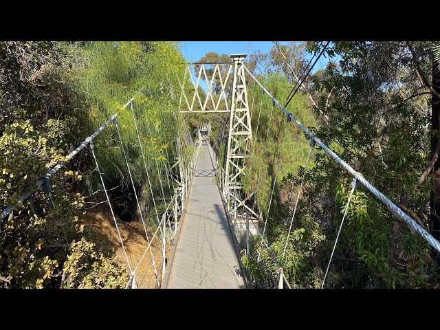 Spruce Suspension Bridge in San Diego Spruce ST, San Diego, California