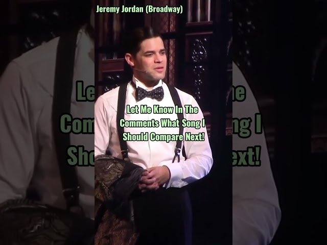 The Past Is Catching Up To Me! BROADWAY VS WEST END #jeremyjordan #jamiemuscato #greatgatsbymusical