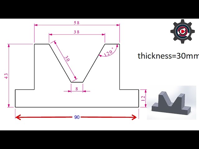 SolidWorks tutorial_exercise 1