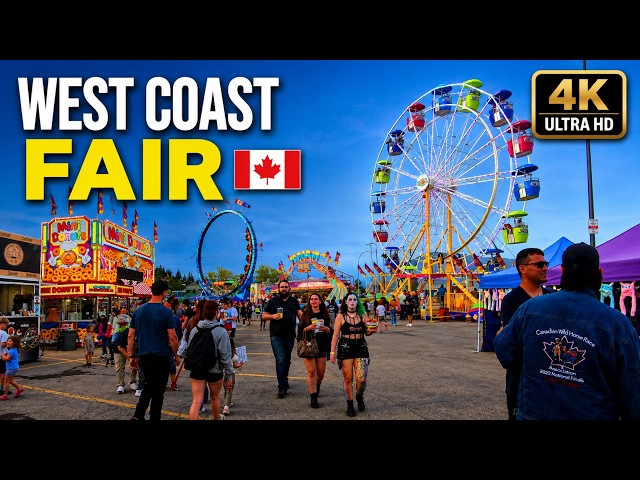 West Coast Fair 🎡🇨🇦 | Kamloops Carnival in 4K