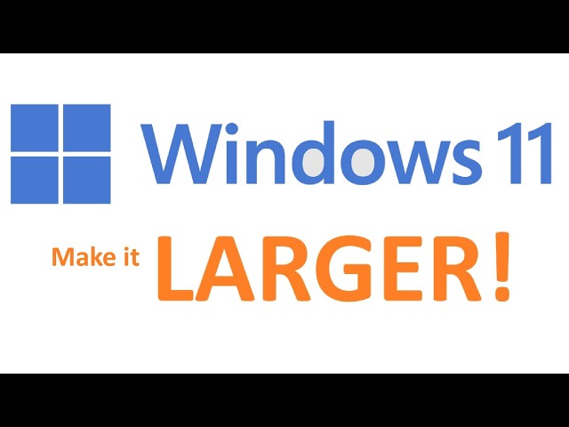 Windows 11 Tip: Scaling