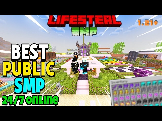 💀 New Best Cracked Public LifeSteal SMP | Minecraft Java + MCPE + Pojav | 24/7 Free Server 🎈