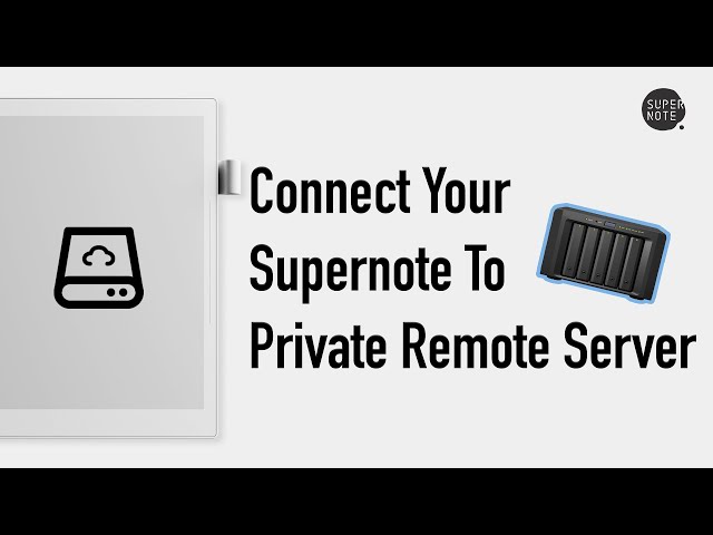 How to connect to your WebDAV server on Supernote via the NetVirtualDisk (formerly ServerLink) app