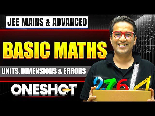 Manzil 2026: BASIC MATHS in One Shot: All Concepts & PYQs Covered | JEE Main & Advanced