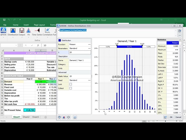 13. Capital Budgeting - Generating random demands