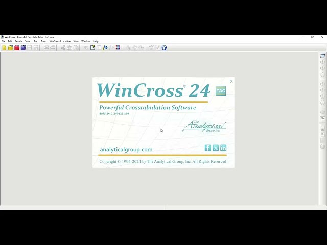 WinCross - How to create tables using Analytical Intelligence (AI)