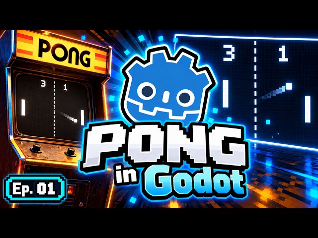 Make Pong in Godot! Godot 4 Beginner Tutorial – Ep. 1