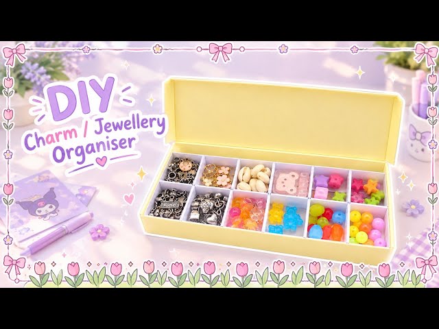 I made the ultimate DIY charms / jewellery organiser using Paper!! 