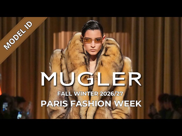 Mugler Fall Winter 2026/27 Fashion Show Model ID | Paris Fashion Week