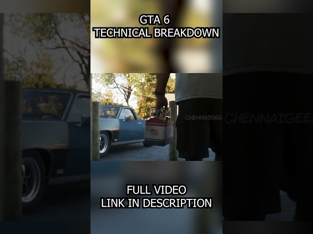 GTA 6 Trailer Breakdown - எப்படி பண்ணாங்க? Light Baking - Tamil Breakdown #shorts
